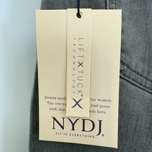 NYDJ Stella Ankle Tapered Lift Tuck Jeans Size 12 - Picture 9 of 16